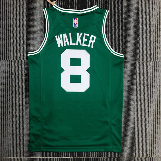 Retro Boston Celtics 75 Year Green #8 WALKER NBA Jerseys