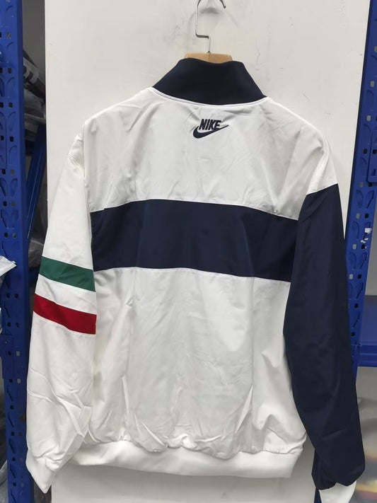 Italy Retro White Windbreaker 1996