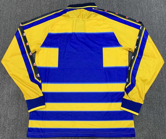 Retro Parma Away Yellow Long Sleeve1:1 Quality Football Jersey 1999/2000