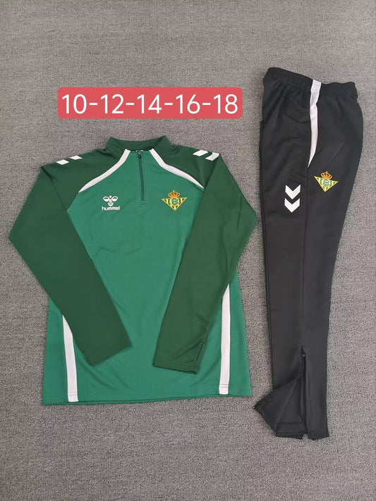 Real Betis Training Tracksuit Red (Kids And Man ) 2025/2026