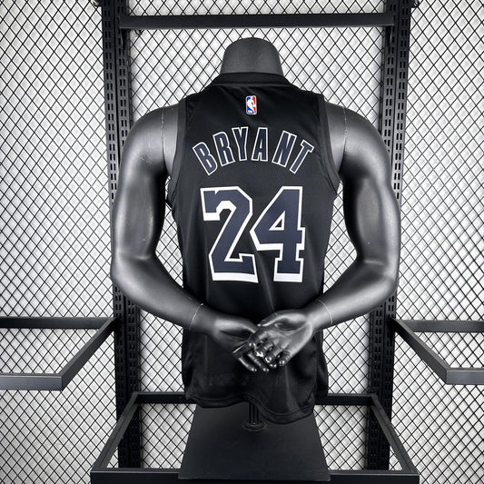 Los Angeles Lakers Kobe #24 BRYANT Black Honor Edition NBA Jersey