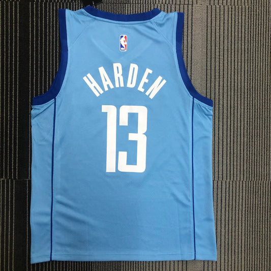 Houston Rockets City Edition Blue #13 HARDEN NBA Season Jerseys 2021
