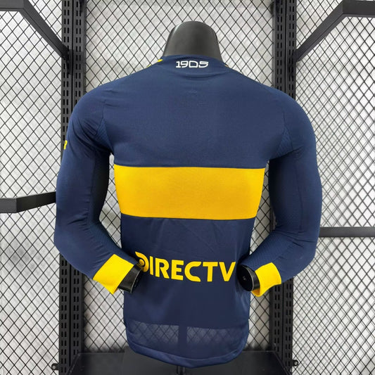 Boca Juniors Home Long Sleeves Player Football Jersey 2025/2026