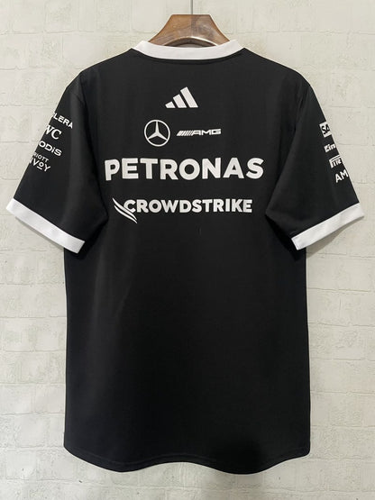 F1 Mercedes-Benz Black Short Sleeve Racing Suit 2026