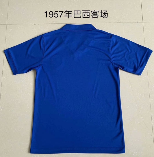 Retro Brazil Away Football Jersey 1957/1962