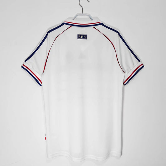 Retro France Away Football Jersey 1998