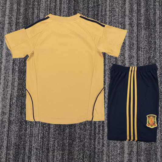 Retro Spain Away Kids Football Jersey 2008