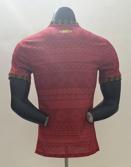 Brazil Special Edition Red Player Football Jersey 2025/2026