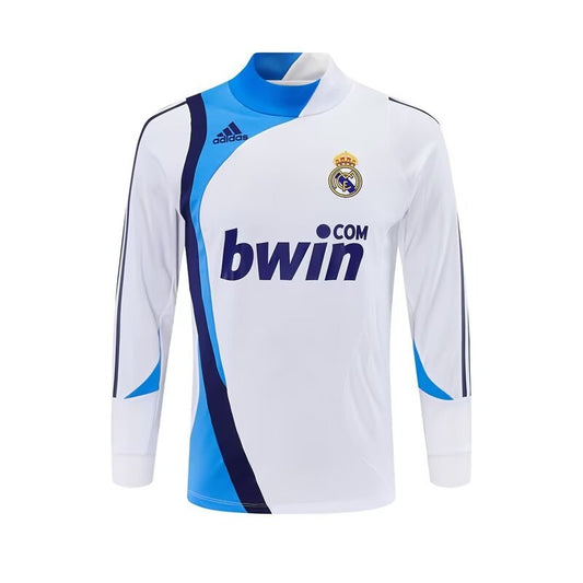 Retro Real Madrid Training White Fans Football Jersey 2006/2007
