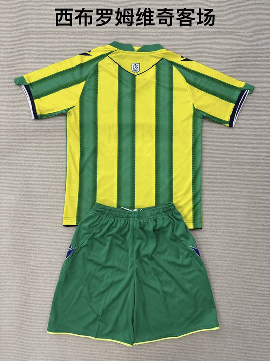 West Bromwich Albion Away Fans Kids Football Jersey 2025/2026 (Kids And Man )