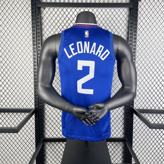 Los Angeles Clippers Blue #2 LRONARD NBA Season Jerseys 2023