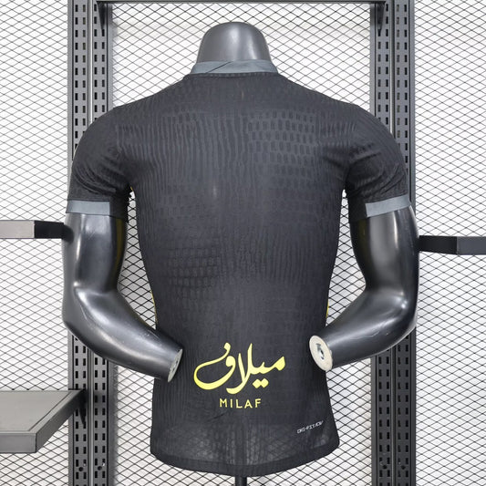 Al Ittihad Saudi Third Away Black Player Football Jersey 2025/2026