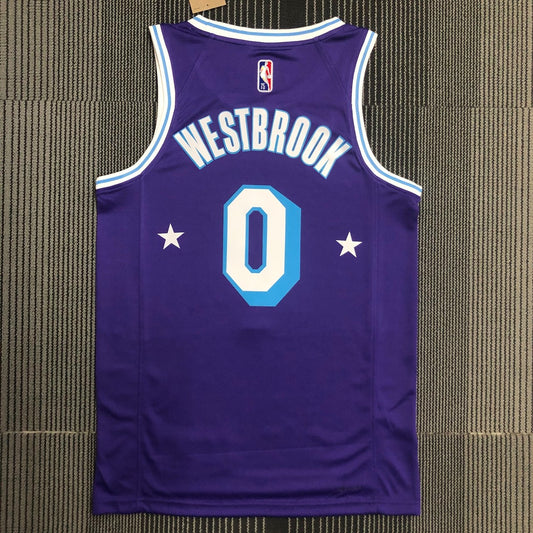 Los Angeles Lakers City Edition 75 Year Prople #0 WESTBROOK NBA Season Jerseys 2022