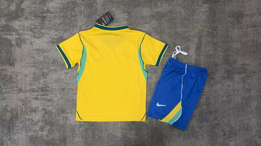Brazil Home Kids Fans Football Jersey 2026/2027