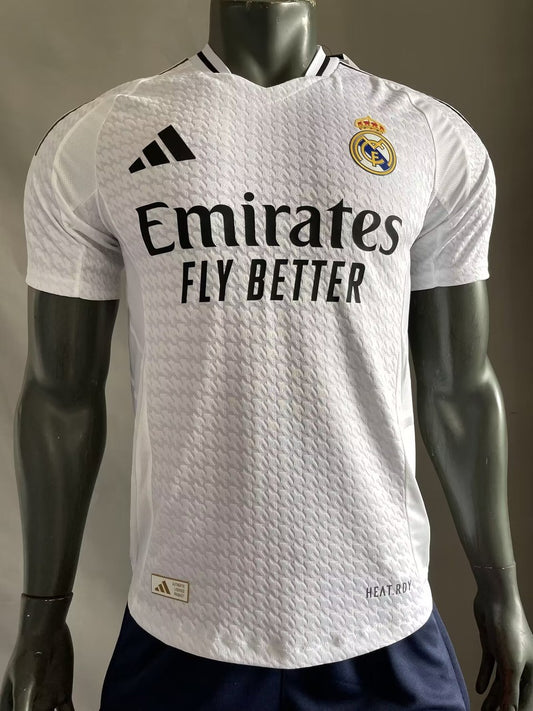 Real Madrid Home Copa Del Rey Champion Final Version Player Football Jersey 2024/2025