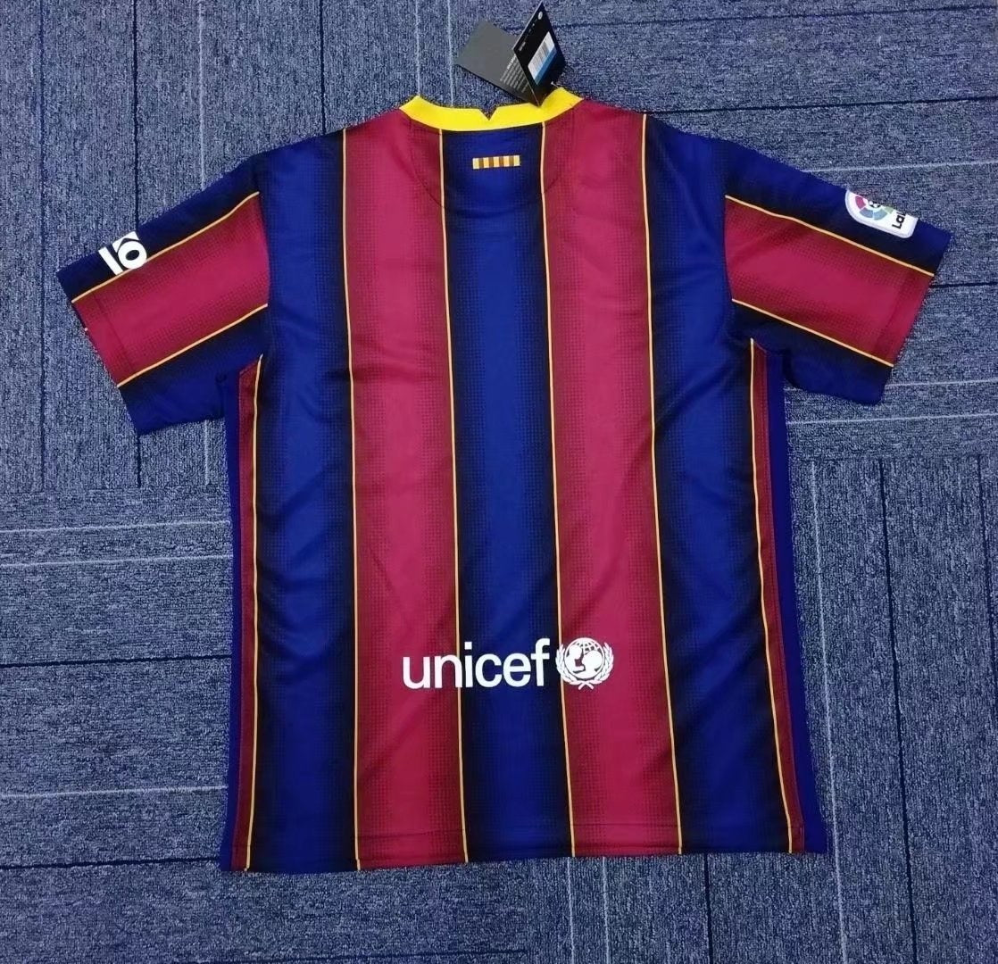 Retro Barcelona Home Fans Football Jersey 2020/2021