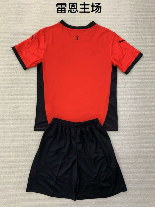 Stade Rennais Home Kids1:1 Quality Football Jersey 2024/2025