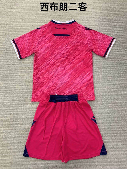 West Brom Third Away Kids Football Jersey 2024/2025