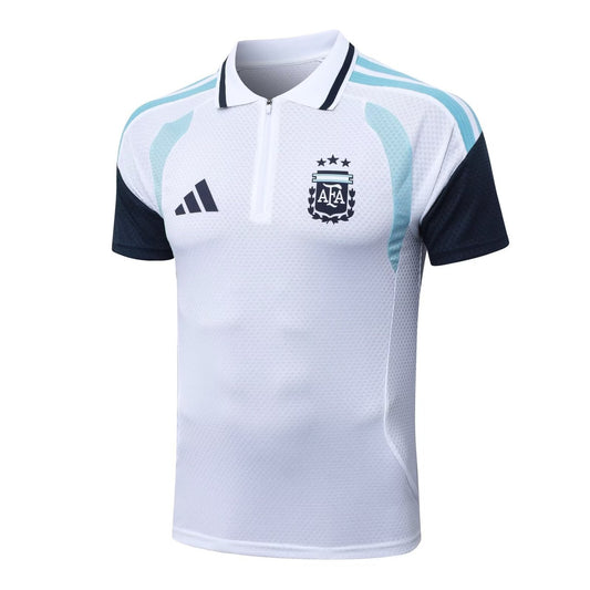Argentina Training White With Pants Sets Player Football Jersey 2026/2027