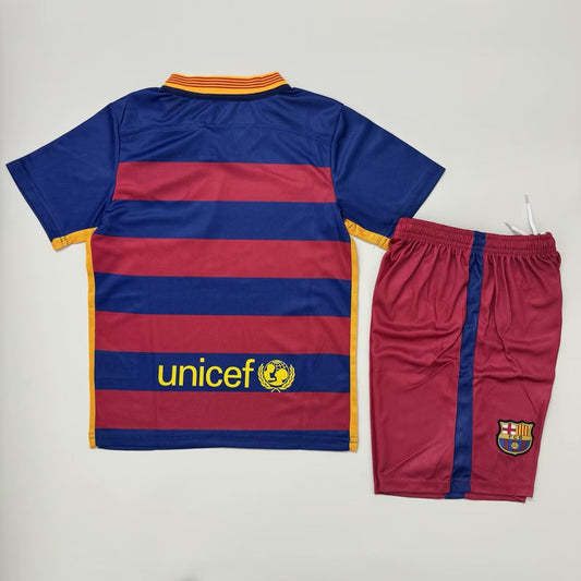 Retro Barcelona Home Kids 2015/2016