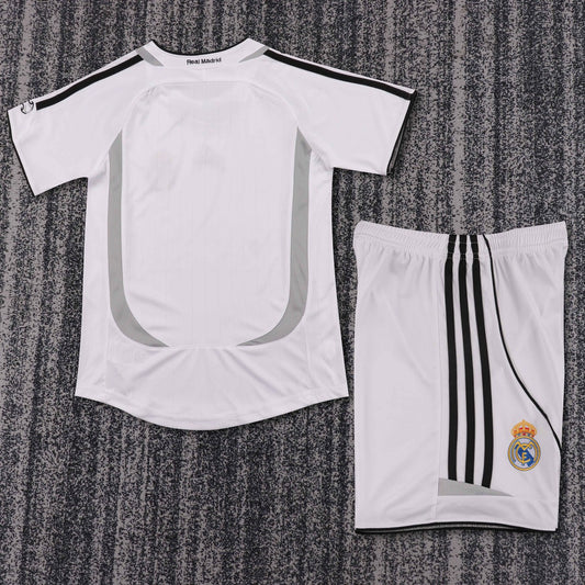 Retro Real Madrid Home Kids 2006-07
