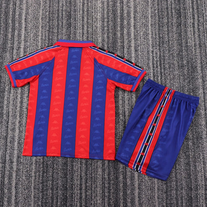 Retro Barcelona Home Kids Football Jersey 1996/1997