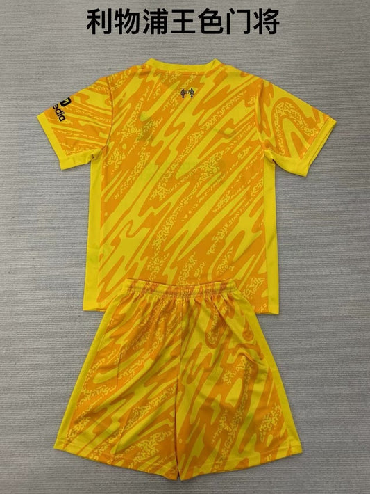Liverpool Goalkeeper Kids Football Jersey 2024/2025