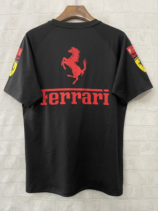 F1 Ferrari Black Short Sleeve Racing Suit 2026