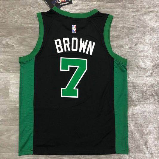 Boston Celtics Black #7 BROWN NBA Jerseys 2021
