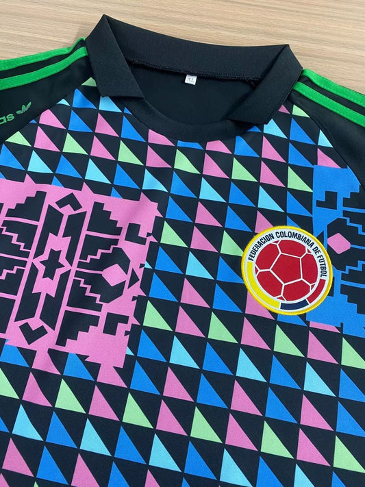 Retro Colombia Goalkeeper Football Jersey 1990