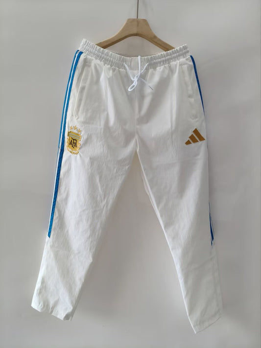 Argentina Windbreaker Sets With Pants Blue White Football Jersey 2026/2027