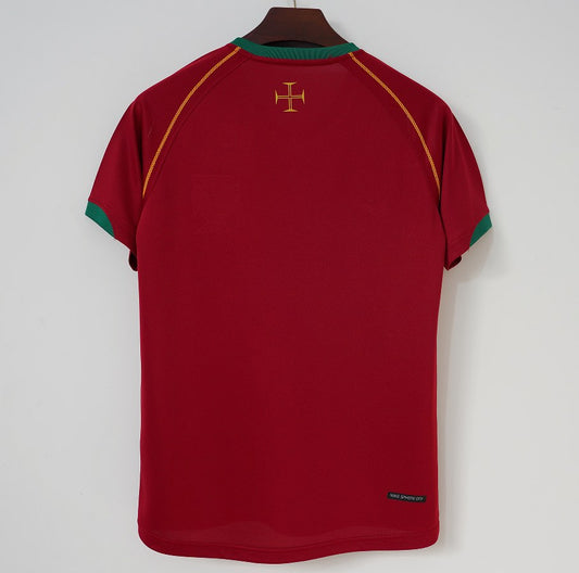 Retro Portugal Home Fans Football Jersey 2006
