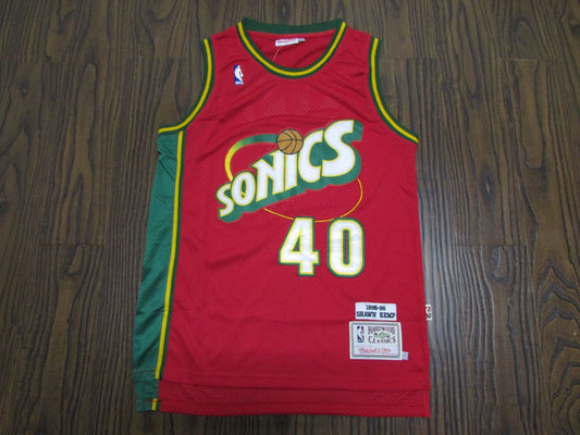 NBA Retro Supersonic 40 Sean Camp Red Green Edge