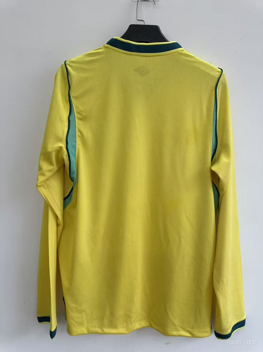 Brazil Home Long Sleeve Fans Football Jersey 2026/2027