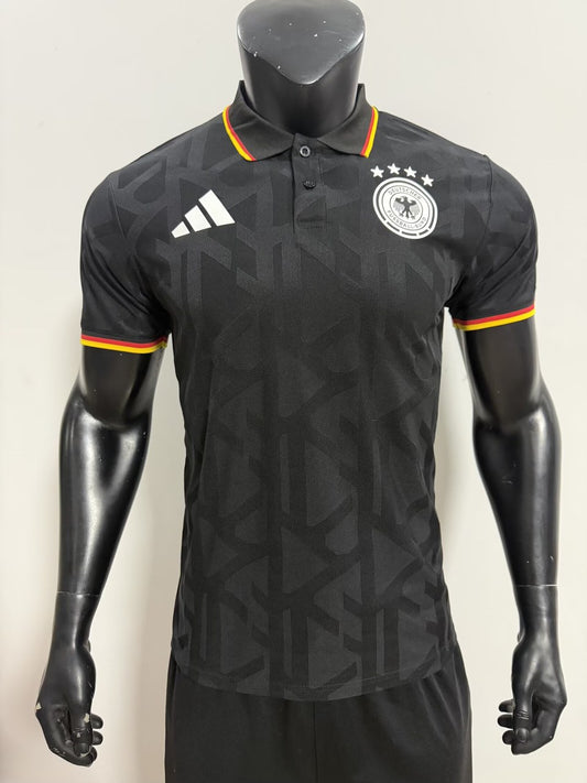 Germany Polo Fans Black Football Jersey 2026/2027