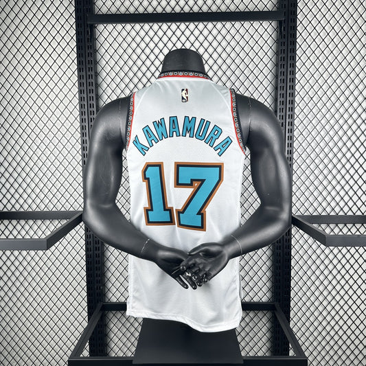 Memphis Grizzlies Retro #17 KAWAMURA NBA Jerseys 2025