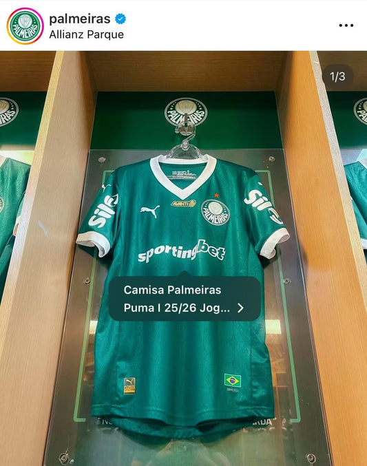Palmeiras Home Fans Football Jersey 2025/2026