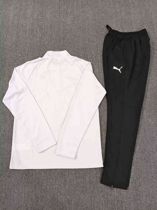 Valencia White Training Tracksuit 2025/2026