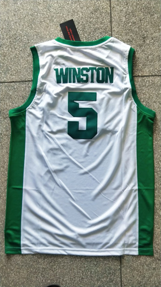 NBA Michigan Spartans #5 White University Shirt
