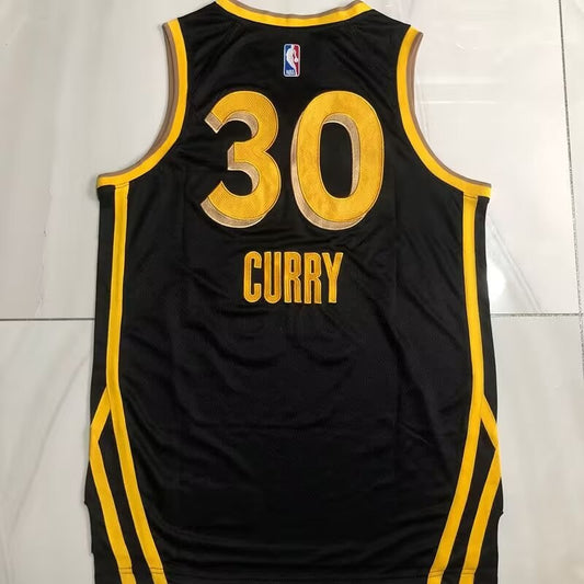 Golden State Warriors Black #30 CURRY NBA Jerseys