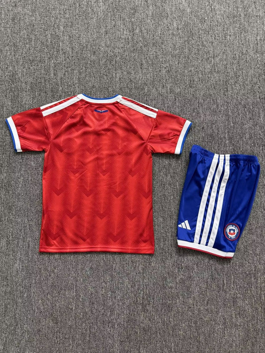 Chile Home Kids Fans Football Jersey 2026/2027