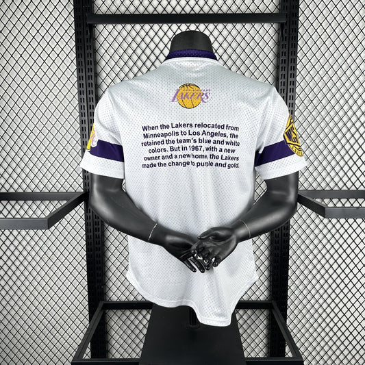 Retro Los Angeles Lakers White NBA Season Jerseys 2026