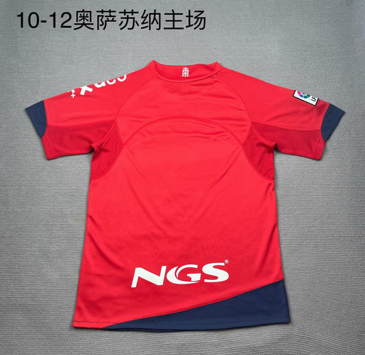 Retro Osasuna Home Football Jersey 2010/2012