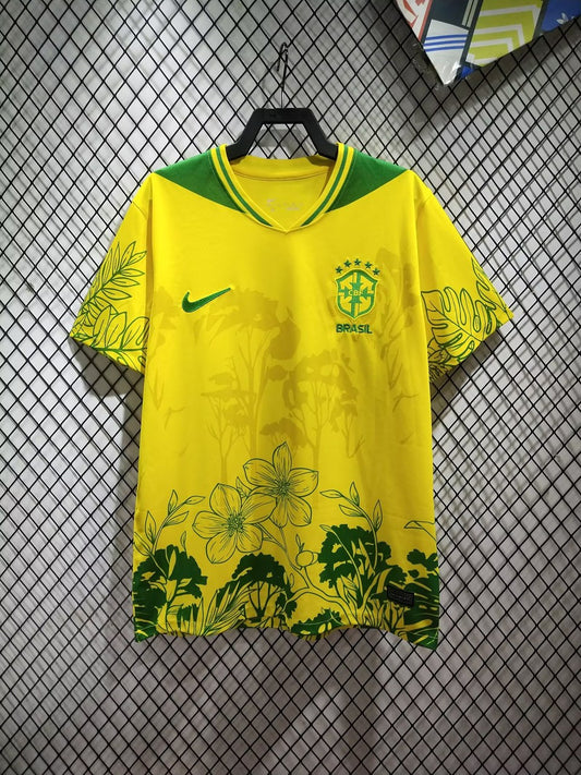 Brazil Special Edition Fans Yellow Football Jersey 2026/2027