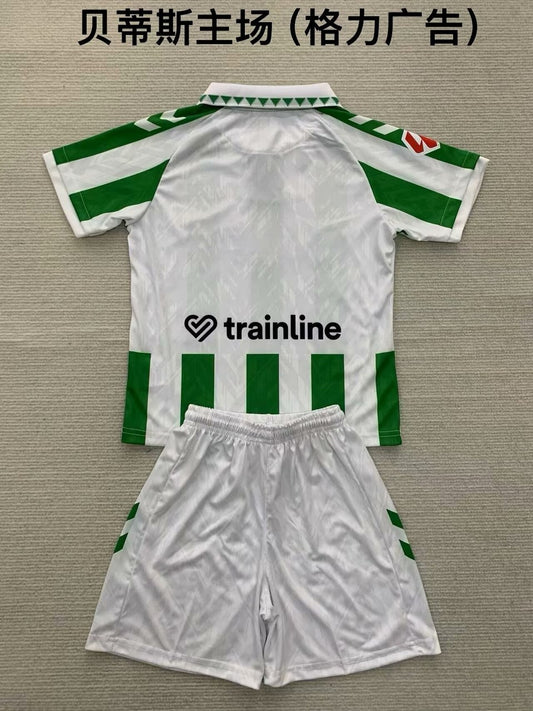 Real Betis Home Kids Football Jersey 2024/2025