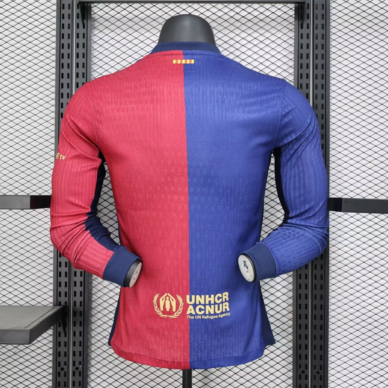 Barcelona Home Long Sleeve Player Football Jersey 2024/2025