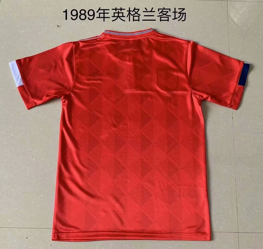 Retro England Away Football Jersey 1989