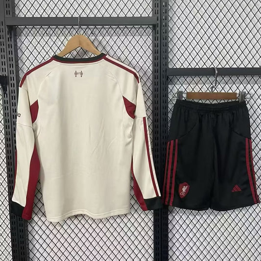 Liverpool Away Long With Pants Sets Fans Football Jersey 2025/2026