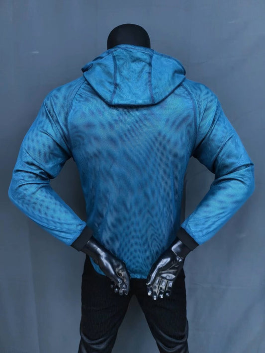 Brazil Windbreaker Blue Football Jersey 2026/2027