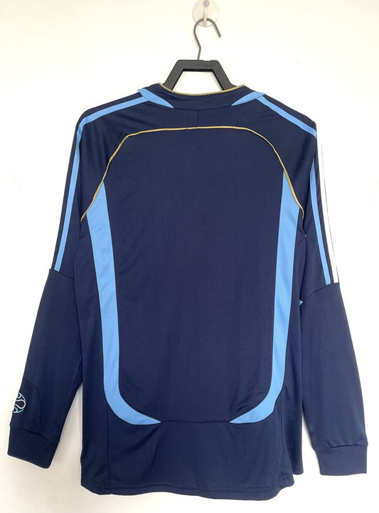 Retro Argentina Away Long Sleeve Football Jersey 2006